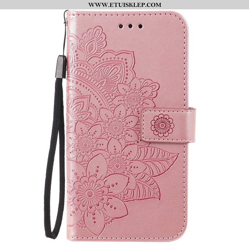 Etui Folio do Samsung Galaxy M32 Kwiatowa Mandala